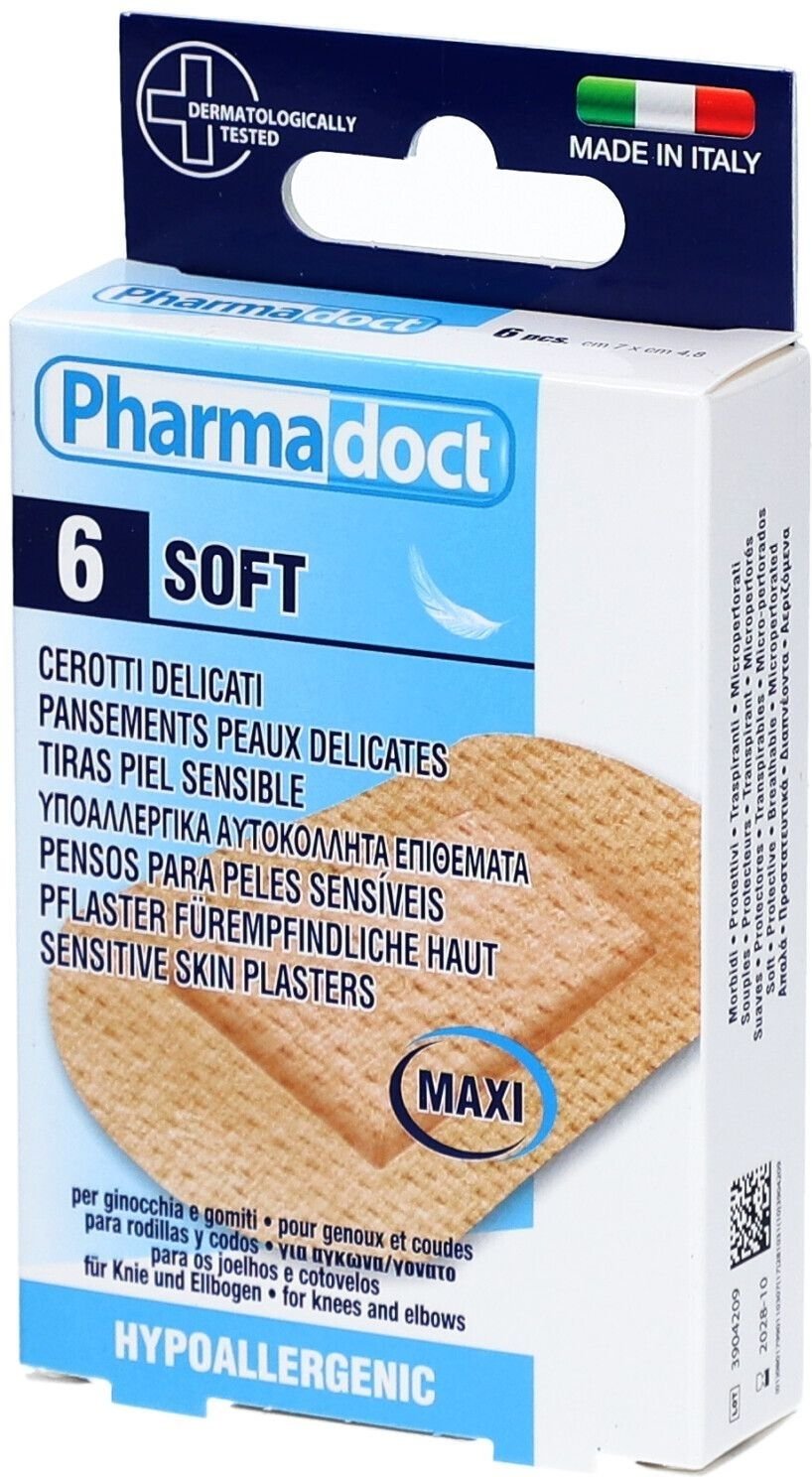 Pflaster hypoallergen 2 Größ.f.Knie+Ellenbogen 5x 5x6 St