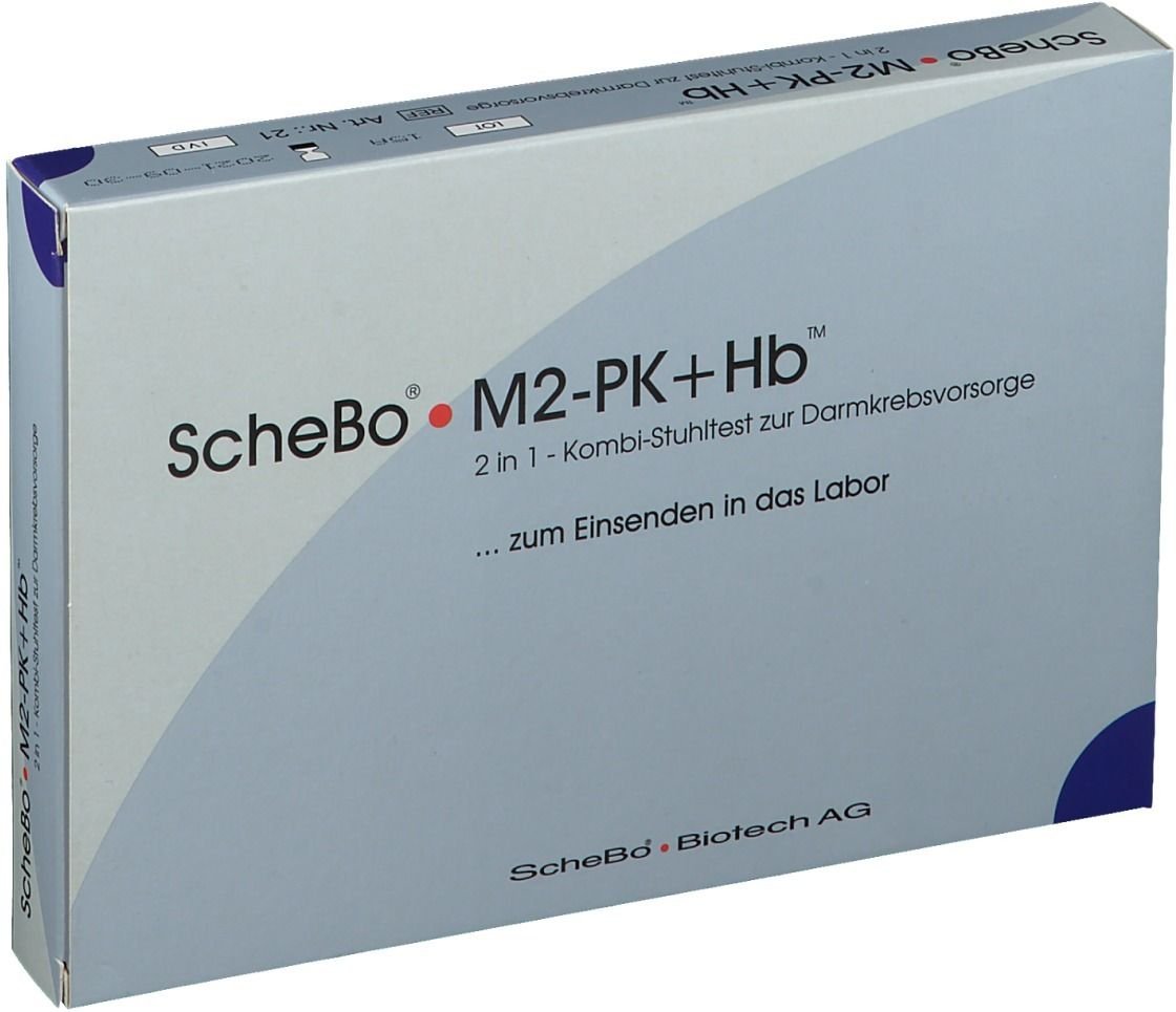 Schebo M2-PK + Hb 2 in1 Kombi-Darmkrebsvorsorge Test