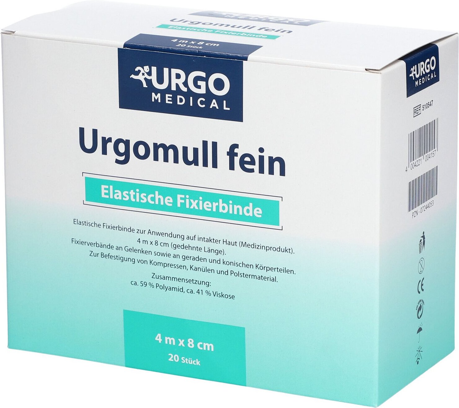 Urgomull fein 8 cmx4 m 20 St Binden