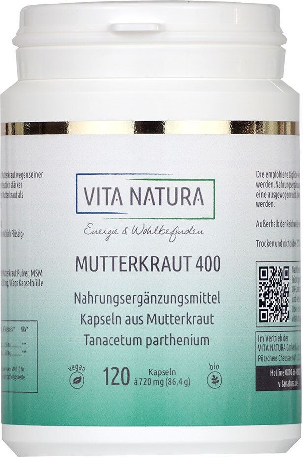Mutterkraut 400 mg Vegi-Kapseln 120 St Kapseln