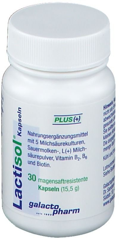 Lactisol Kapseln Plus 30 St magensaftresistent