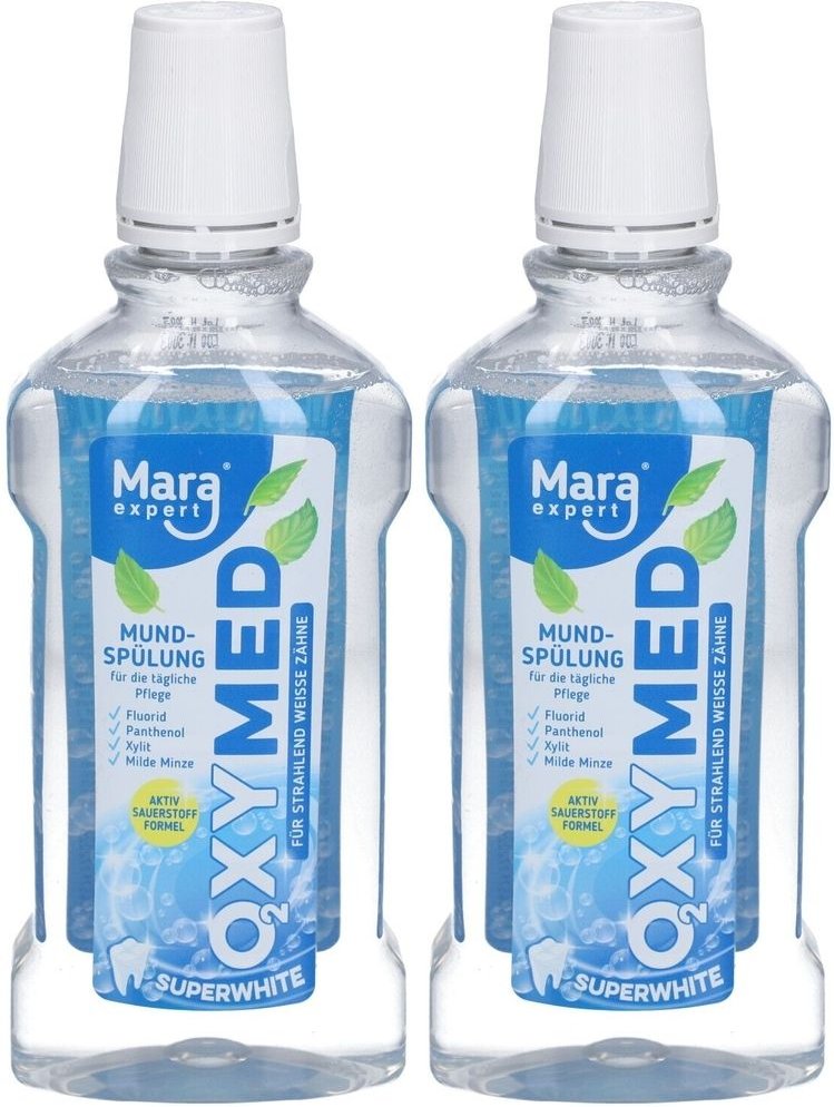 OxYMED MED Zahnspuel Aktiv x2 2x500 ml Mundwasser