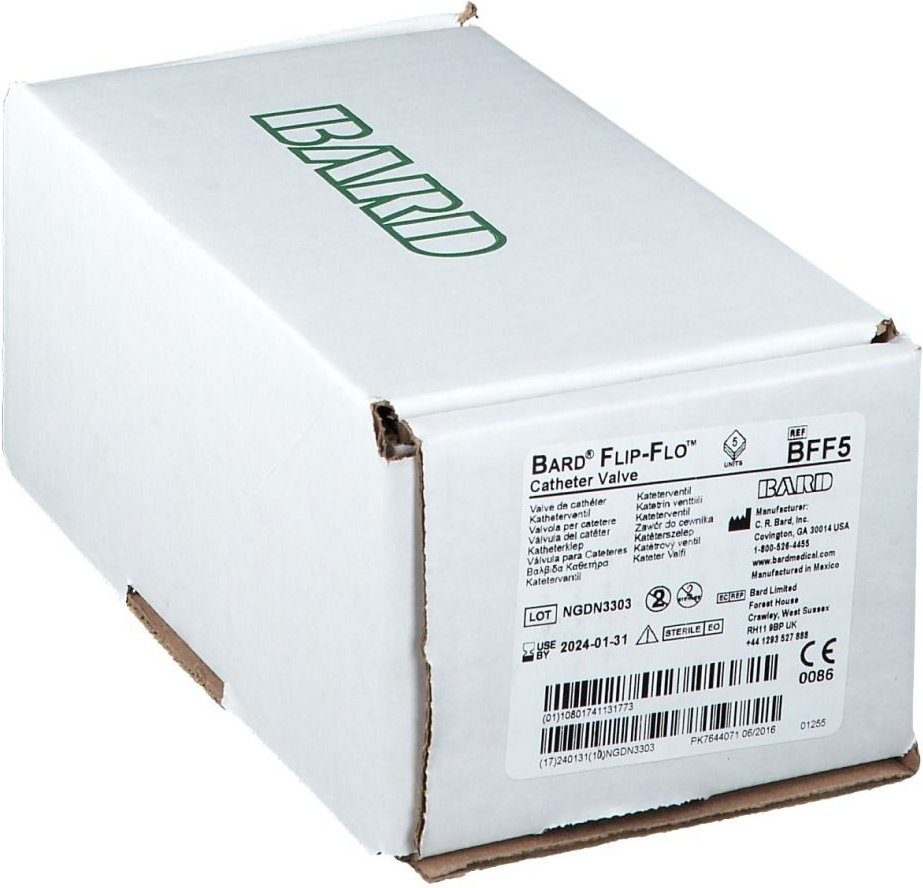 Flip-Flo Katheterventil 5 St Zubehör