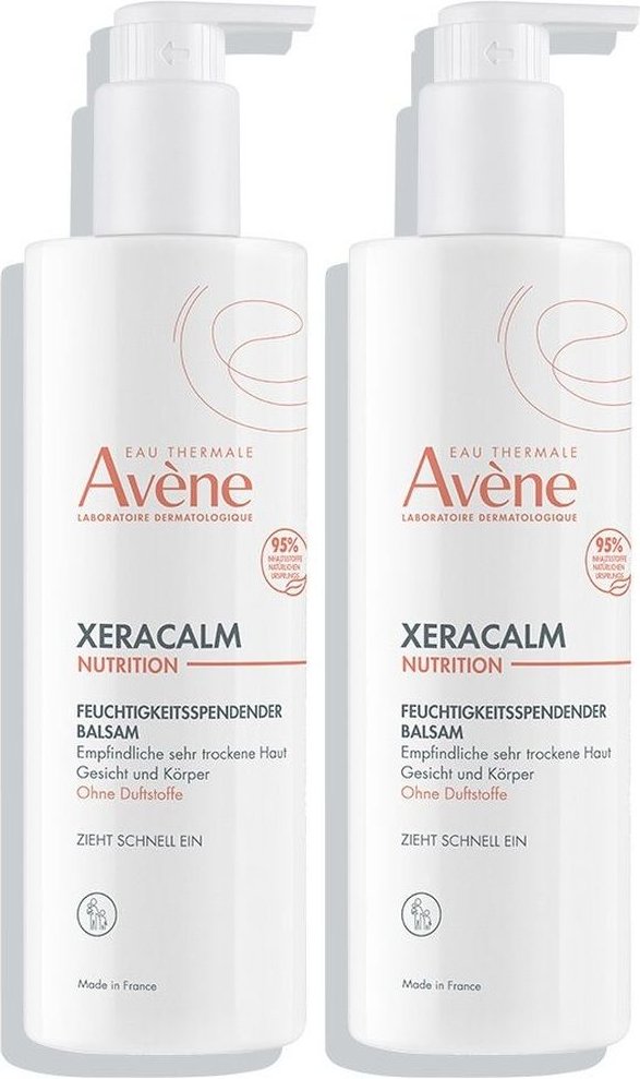 Avène XeraCalm Nutrition Feuchtigkeitsspendender Balsam x2 2x400 ml