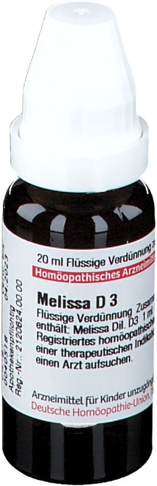 Melissa D 3 Dilution 20 ml