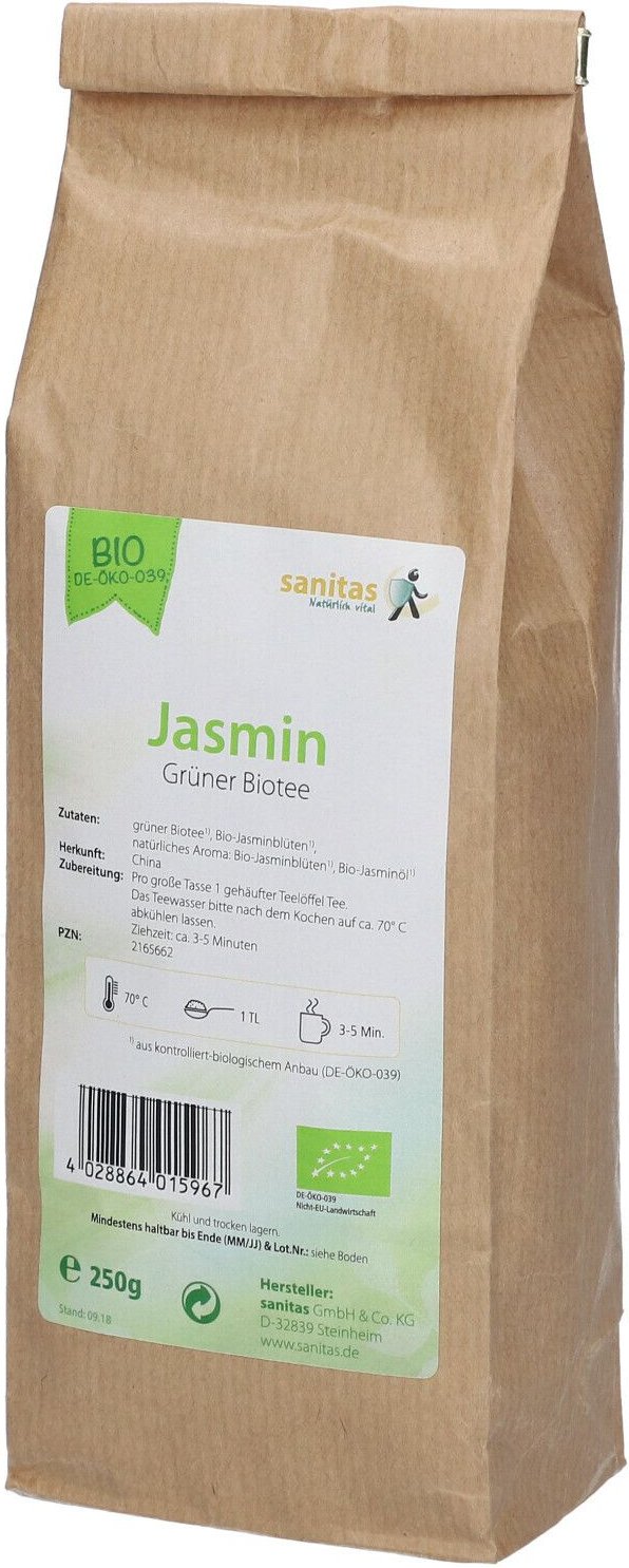 Gruener TEE Jasmin KBA Bio 250 g Tee