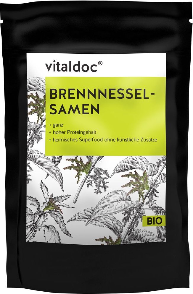 Brennesselsamen BIO Vitaldoc 100 g Pulver
