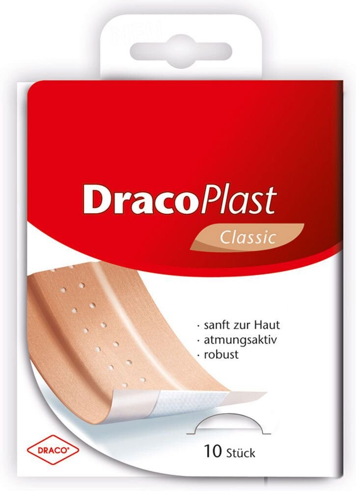 Dracoplast Classic Pflaster 8 cmx1 m 10 St