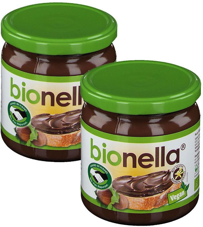 Rapunzel Bio bionella Nuss-Nougat-Creme 2x400 g Creme