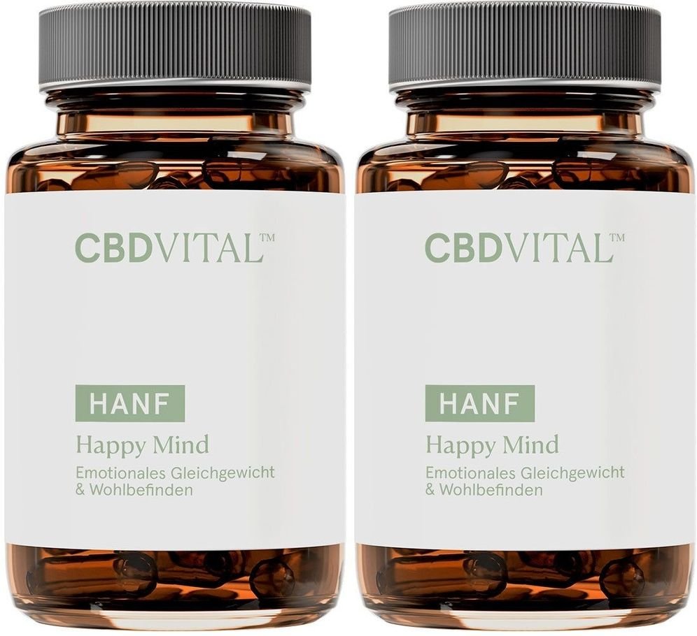 CBD Vital Hanf Happy Mind x2 2x60 St Kapseln