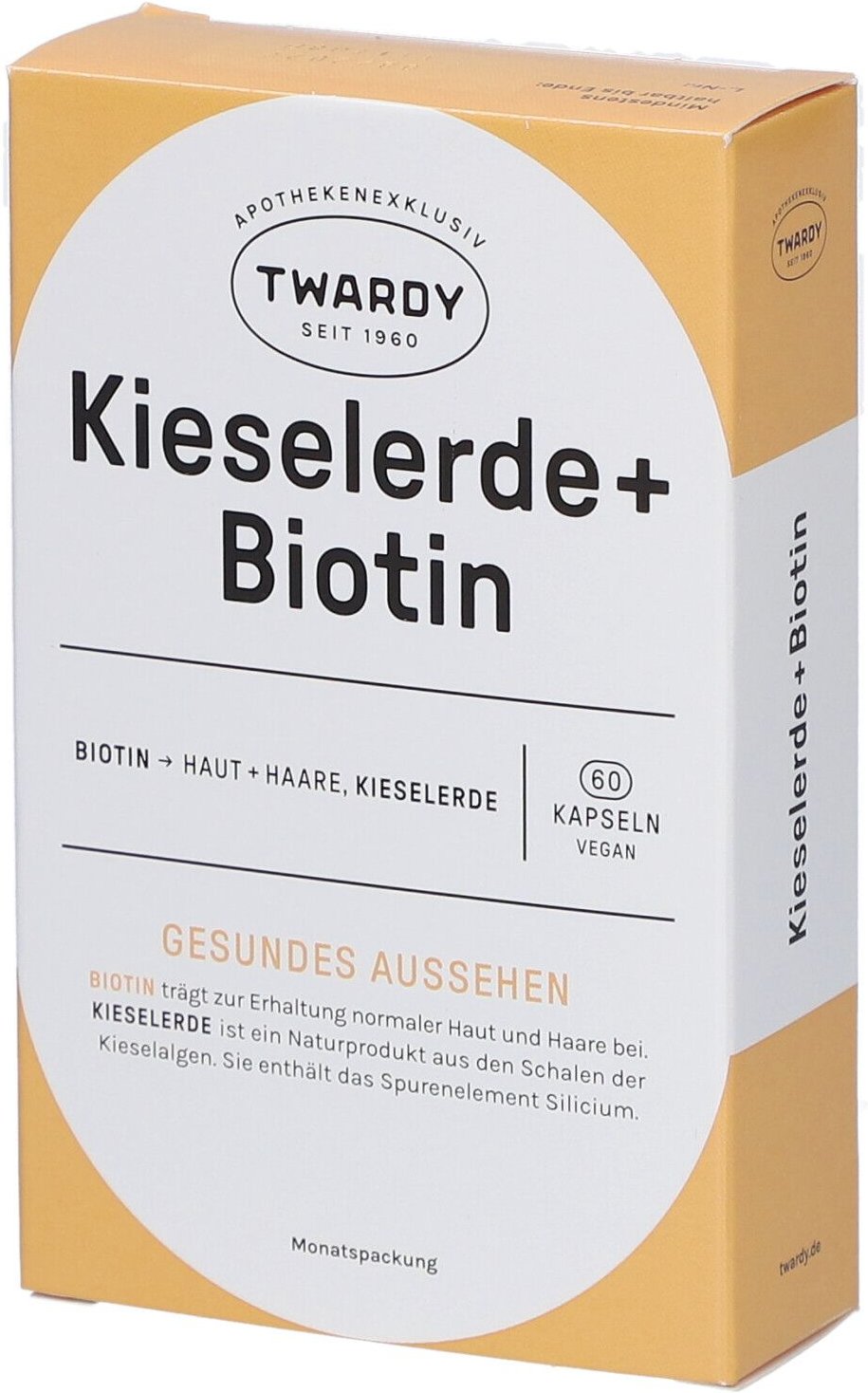 Kieselerde+Biotin Kapseln vegan 60 St