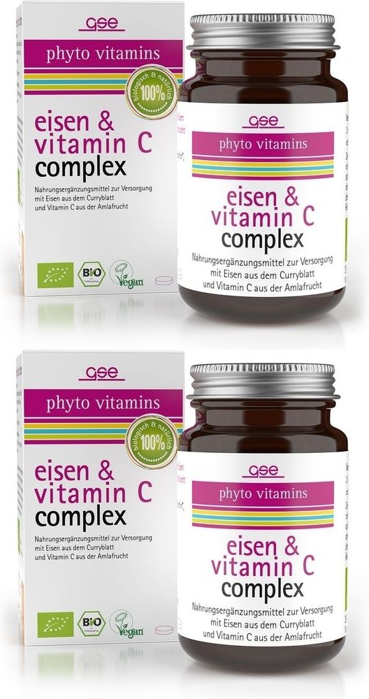 GSE Eisen & Vitamin C Complex Bio Tabletten 2x 2x60 St