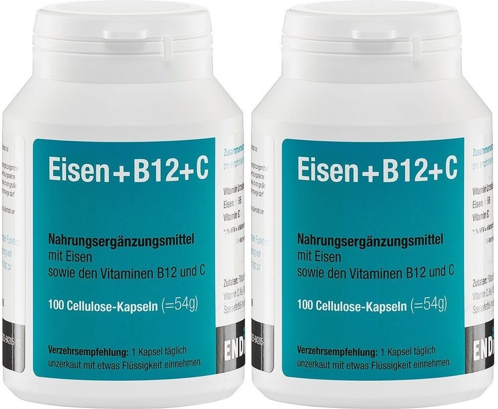 Eisen+B12+C Kapseln 2x 2x100 St