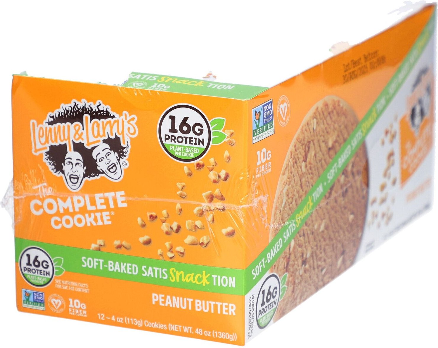 Lenny & Larry`s The Complete Cookie Peanut Butter 12x113 g Kekse