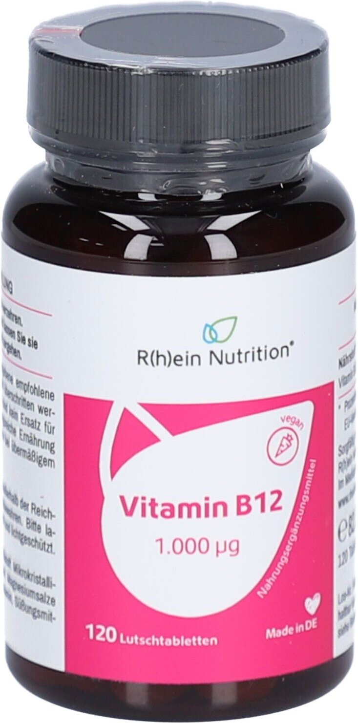 Vitamin B12 1.000 µg Lutschtabletten vegan 120 St