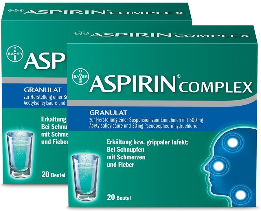 2x Aspirin Complex Granulat 2x20 St