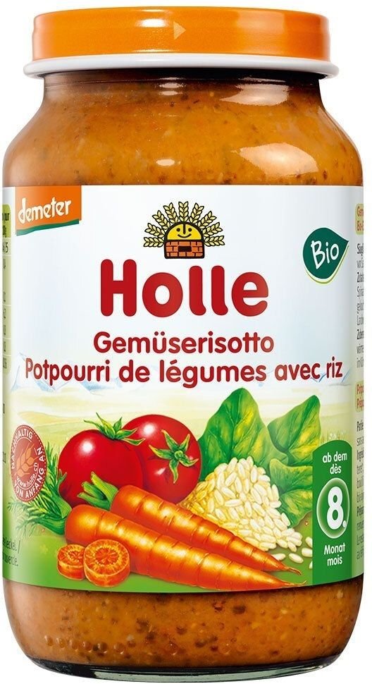 Holle Gemueserisotto Bio 6x 6x220 g Brei