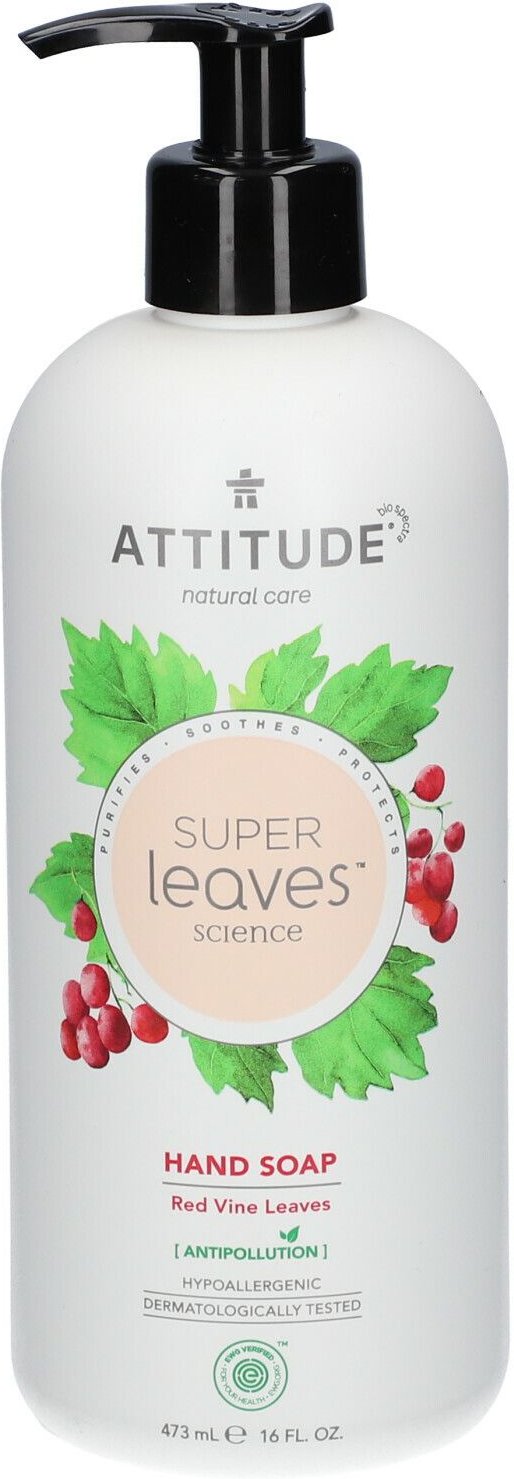 Attitude Natural Handzeep Rode Wijnbladeren 473 ml Seife