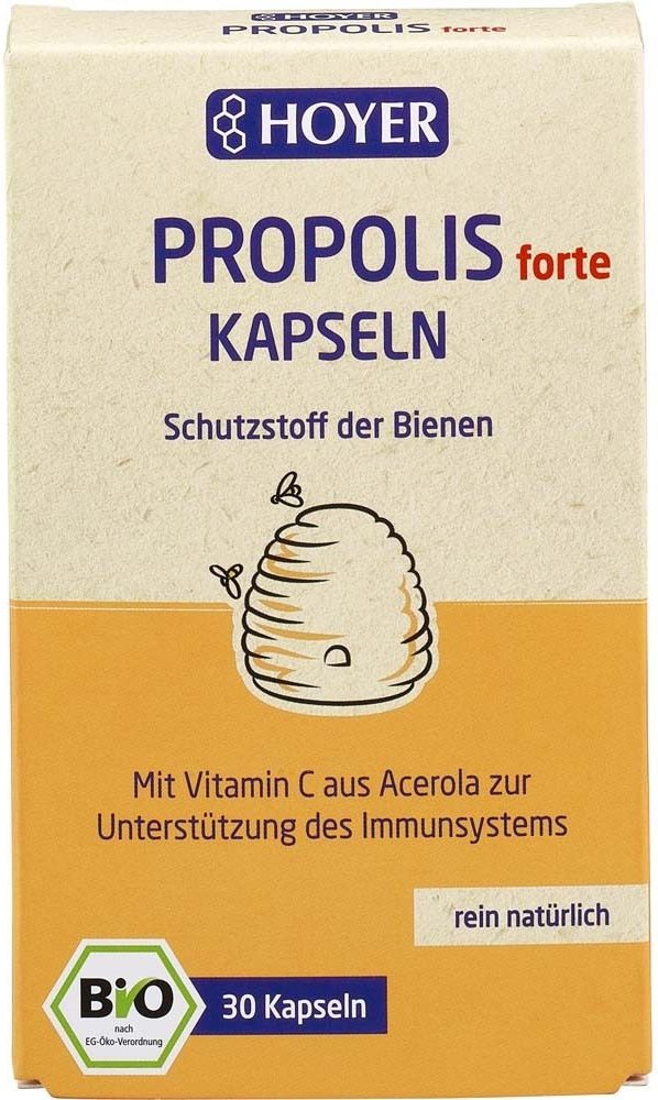 Hoyer Propolis forte Kapseln Bio 30 St