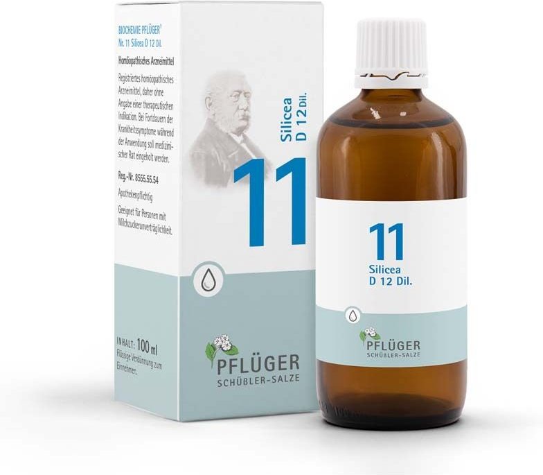 Biochemie Pflüger 11 Silicea D 12 Tropfen 100 ml