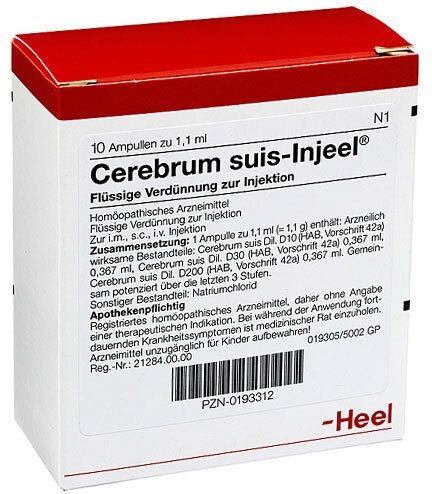 Cerebrum Suis Injeel Ampullen 10 St