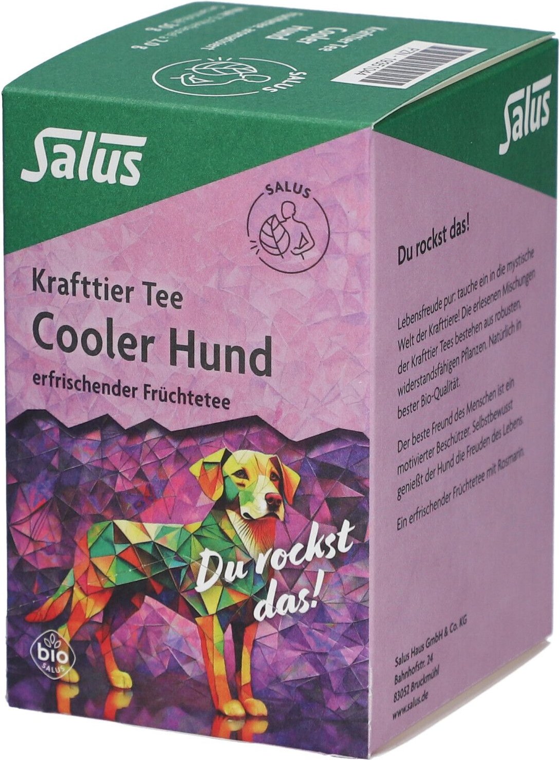Krafttier Tee Cooler Hund Bio Salus Filterbeutel 15 St