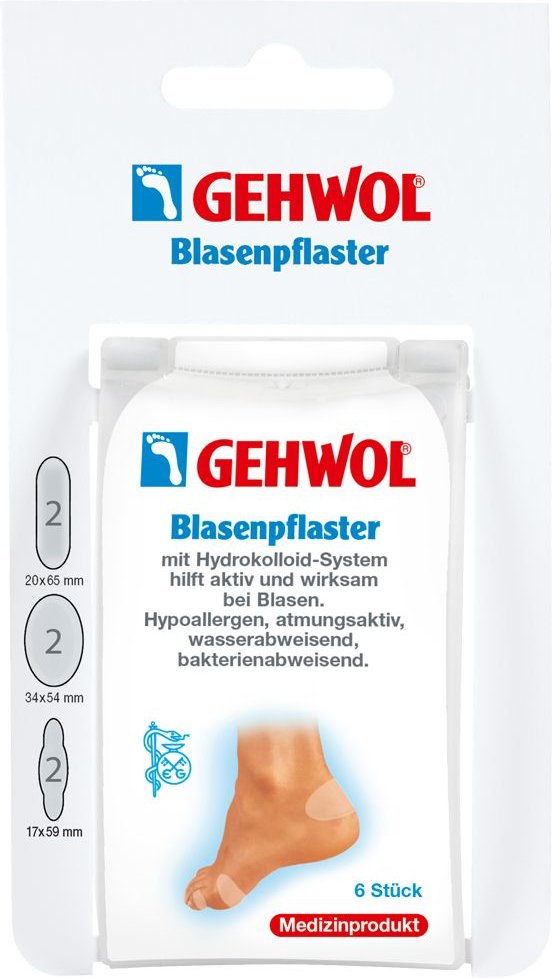 Gehwol Blasenpflaster sortiert 6 St Pflaster