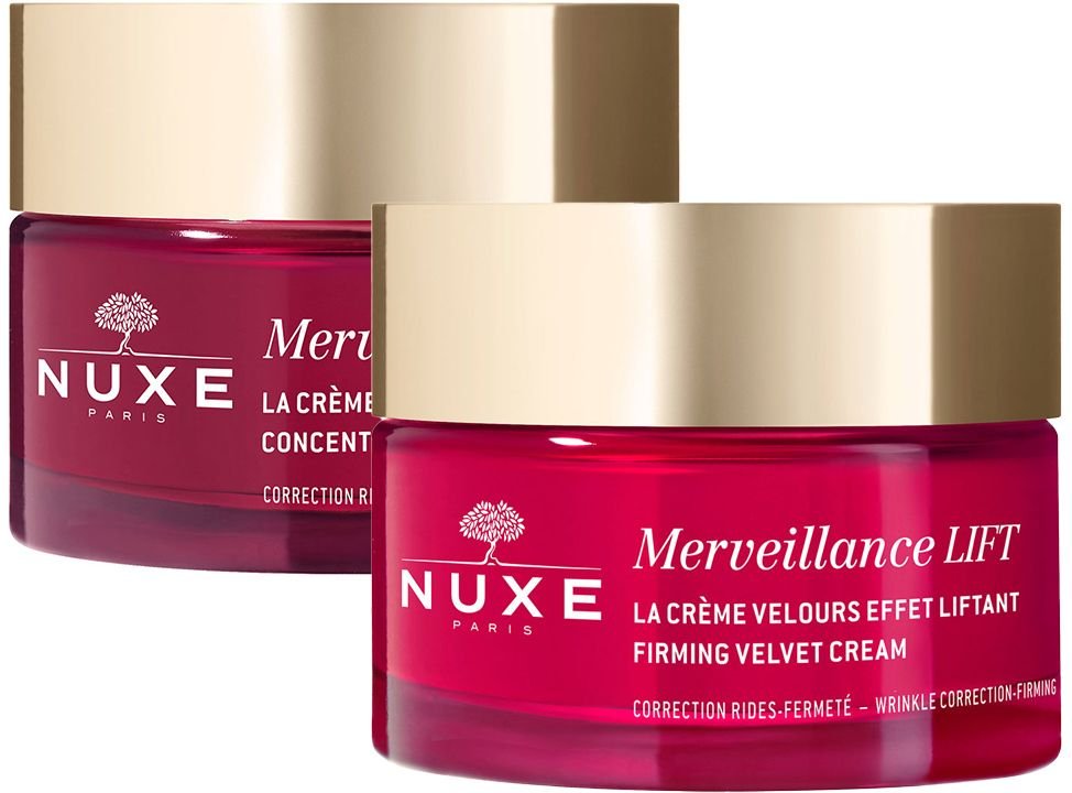 Nuxe Merveillance Lift seidige Lifting-Creme + konzentrierte Nachtc 2x50 ml Creme