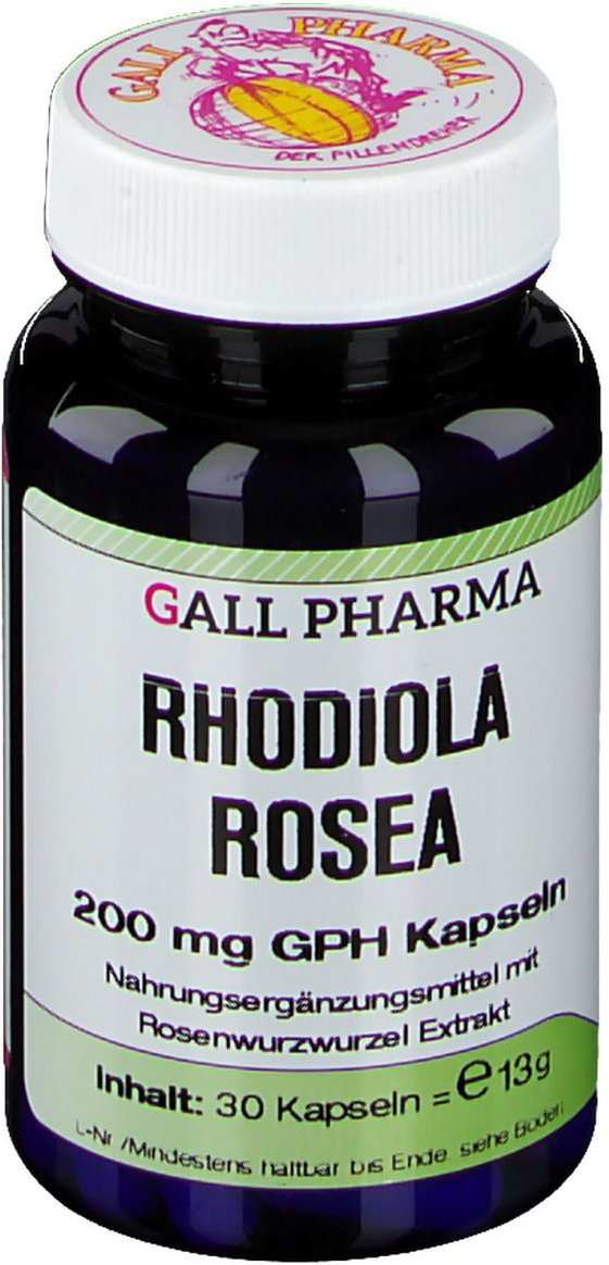 Rhodiola Rosea 200 mg GPH Kapseln 30 St