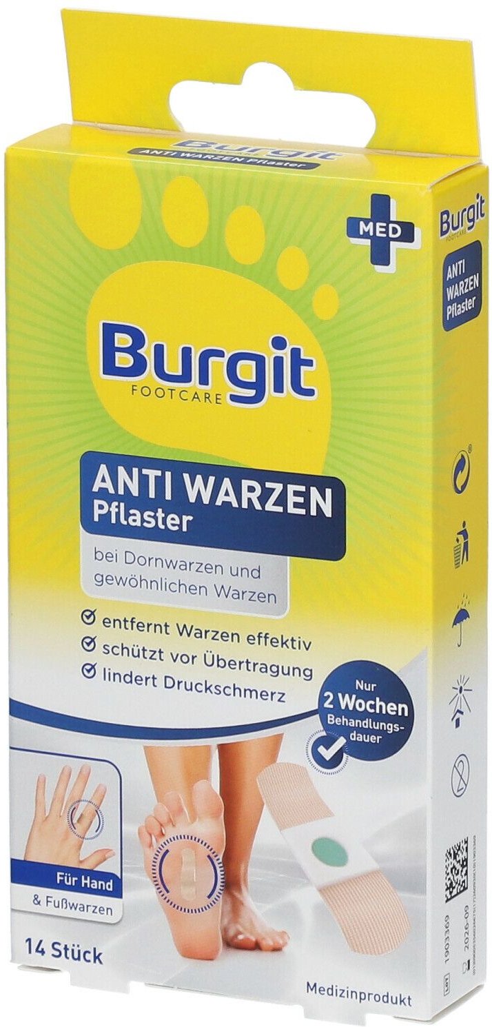 Burgit Anti-Warzenpfl 14 St Pflaster