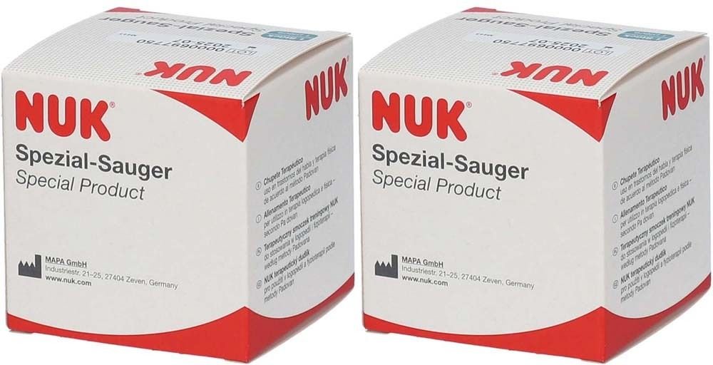 NUK Saugtrainer GR. 3 S x2 2x1 St Sauger