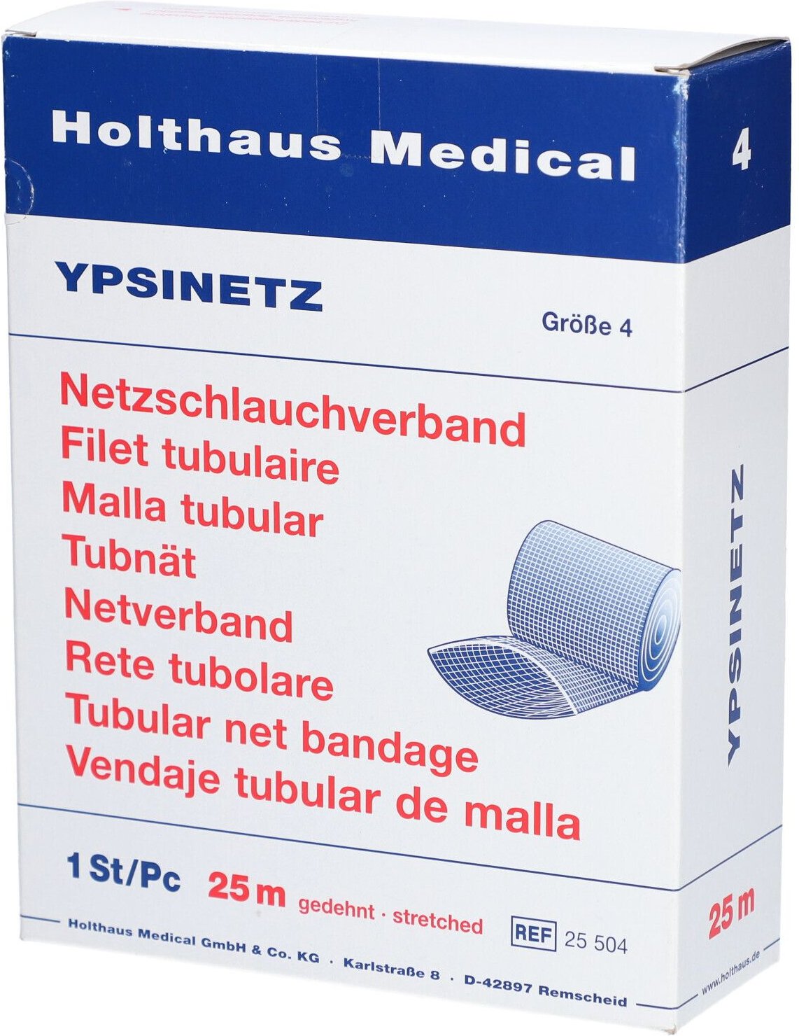 Netzschlauchverband Ypsinetz Gr.4 25 m weiß 1 St Verband