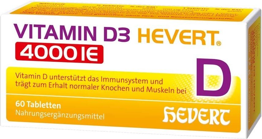 Vitamin D3 Hevert 4000 I.e. Tabletten 60 St