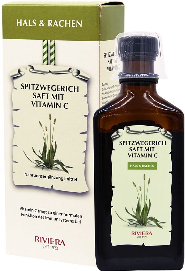 Riviera Spitzwegerich Saft mit Vitamin C 250 ml