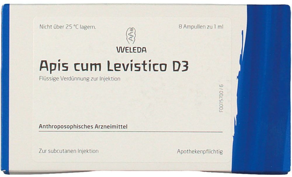 Apis CUM levistico D 3 Ampullen 8x1 ml