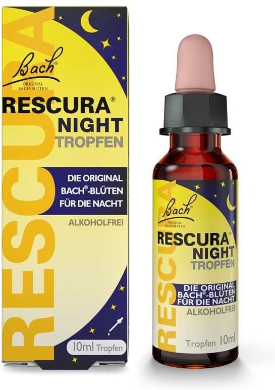 Bachblüten Original Rescura Night Tropfen alk.frei 10 ml