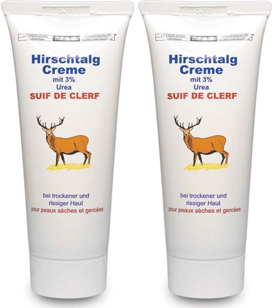 Hirschtalg Creme M 3% Urea x2 2x100 ml