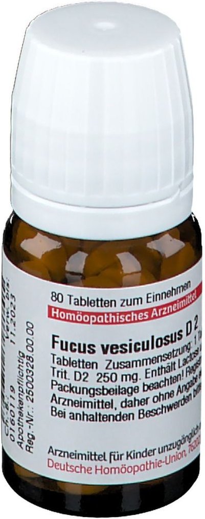 Fucus Vesiculosus D 2 Tabletten 80 St