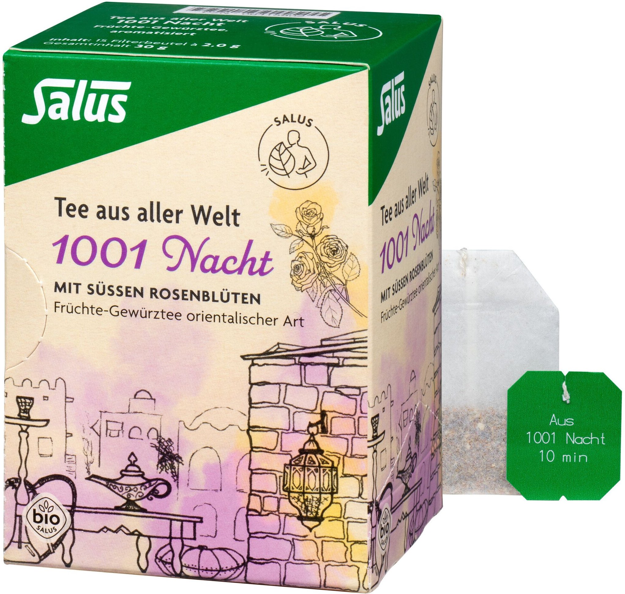 Kräuter-Gewürztee aus 1001 Nacht Bio Salus Fbtl. 15 St Filterbeutel