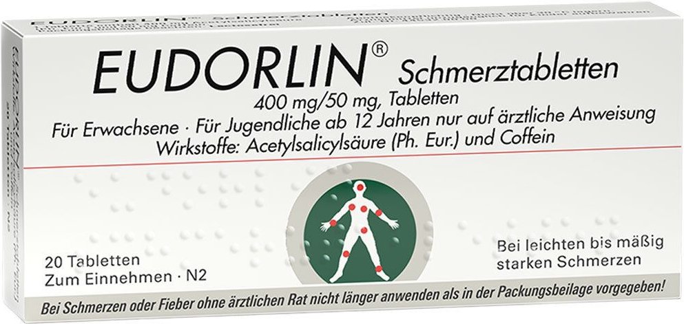 Eudorlin Schmerztabletten 20 St Tabletten