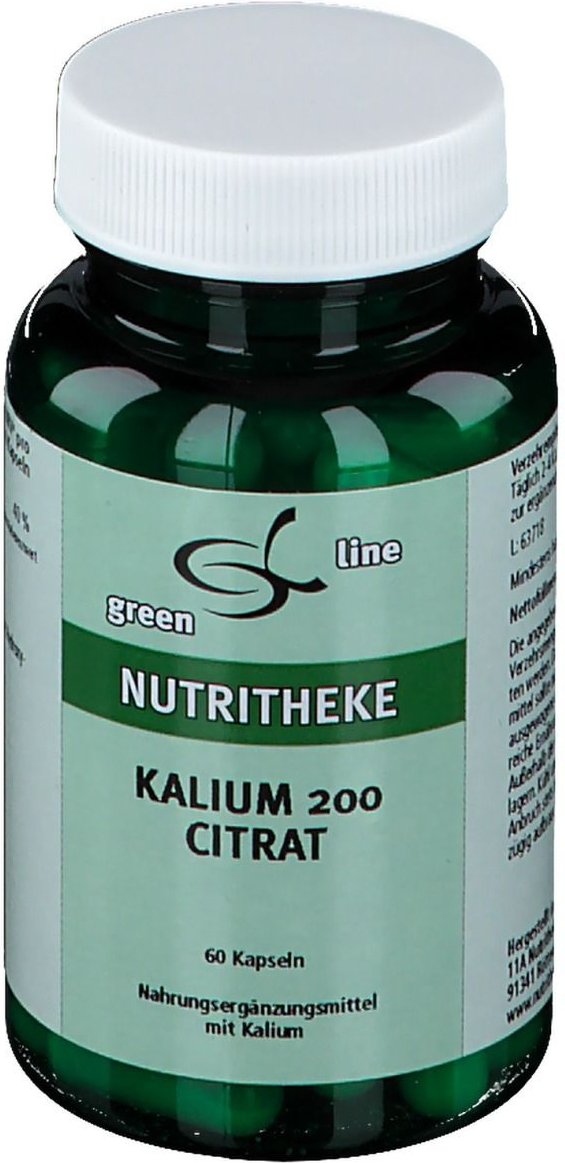 Kalium 200 Citrat Kapseln 60 St