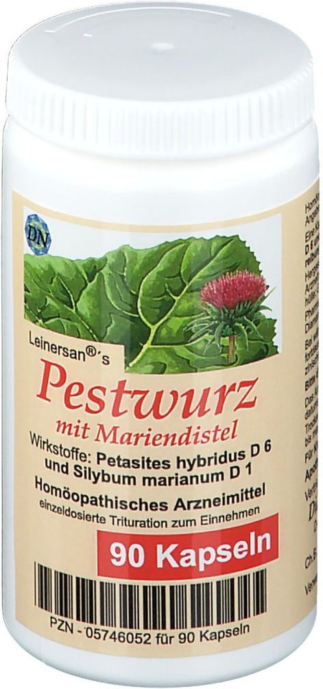 Pestwurz mit Mariendistel Kapseln