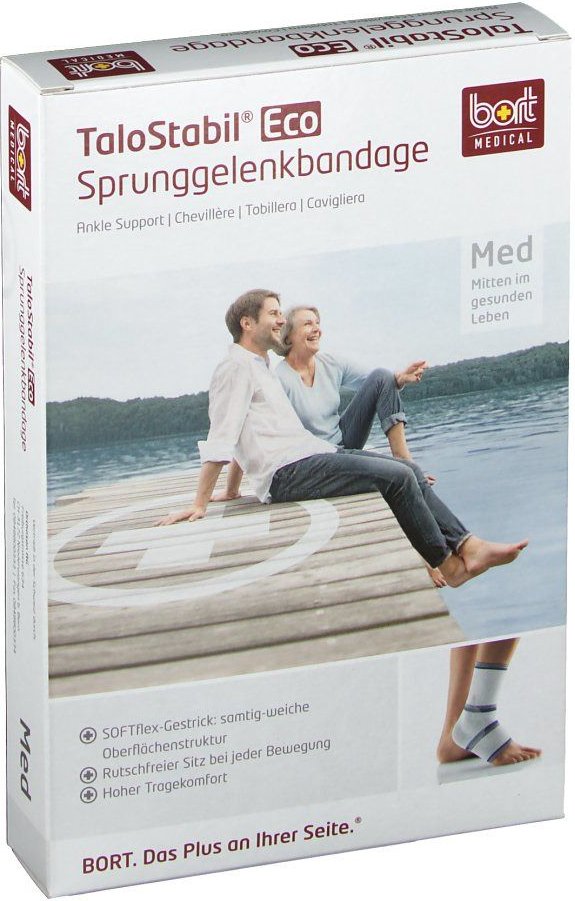 Bort TaloStabil Eco Sprunggel.Band.S haut 1 St Bandage(s)