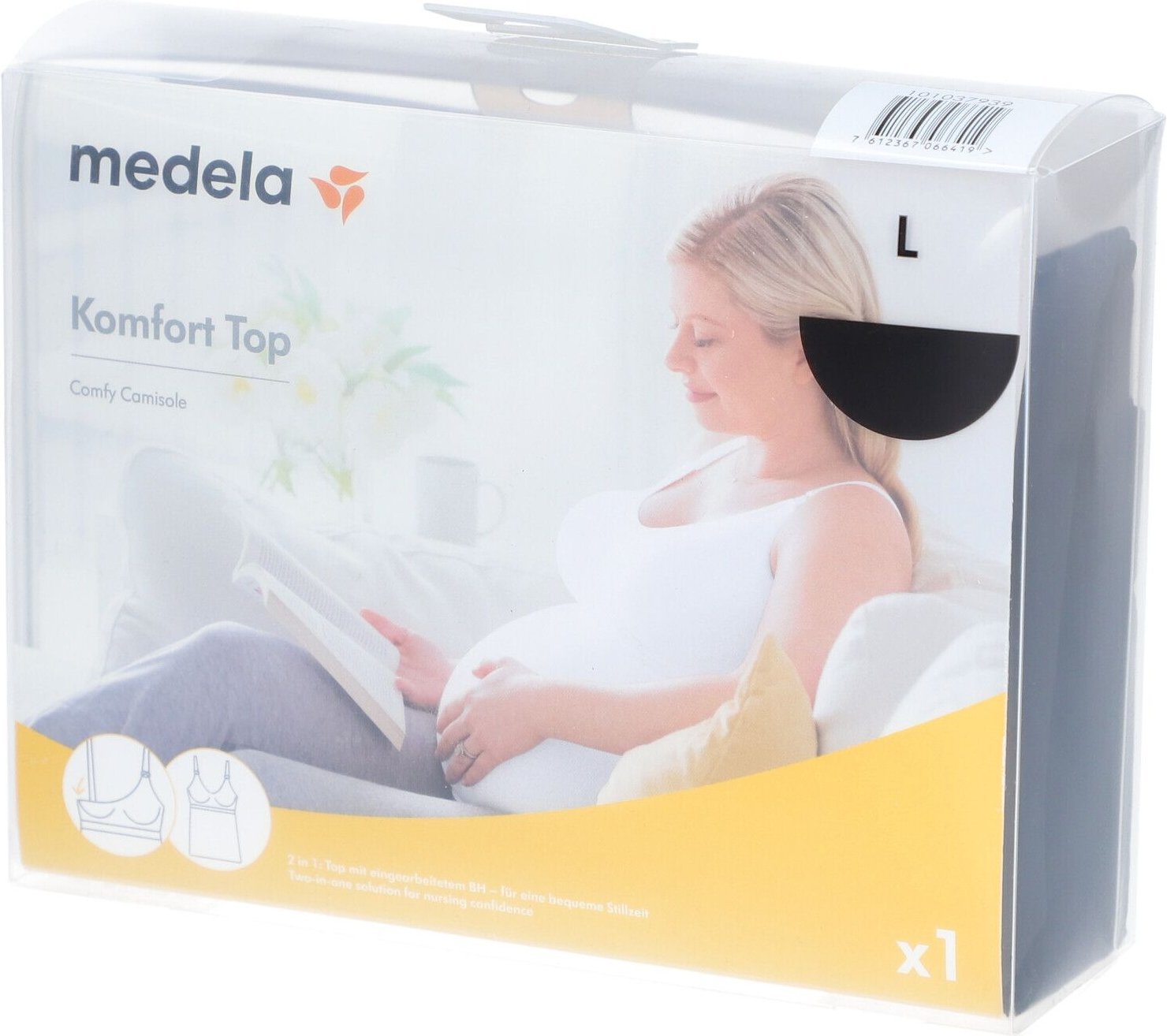 Medela Komfort Top Gr.L schwarz 1 St