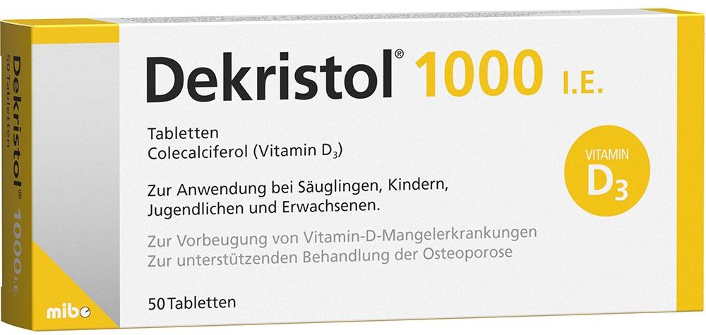 Dekristol 1.000 I.e. Tabletten 50 St