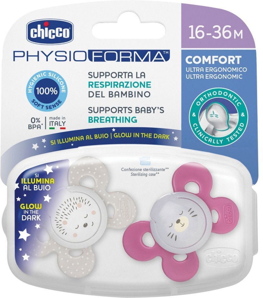 CH Succh Comf LUM SIL G16-36 2 1 St Schnuller