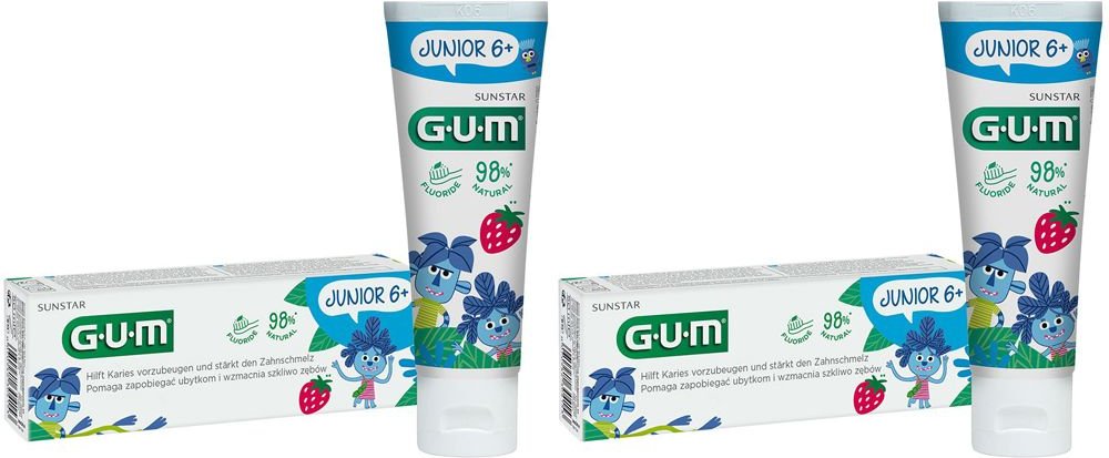 GUM Junior Zahngel x2 2x50 ml