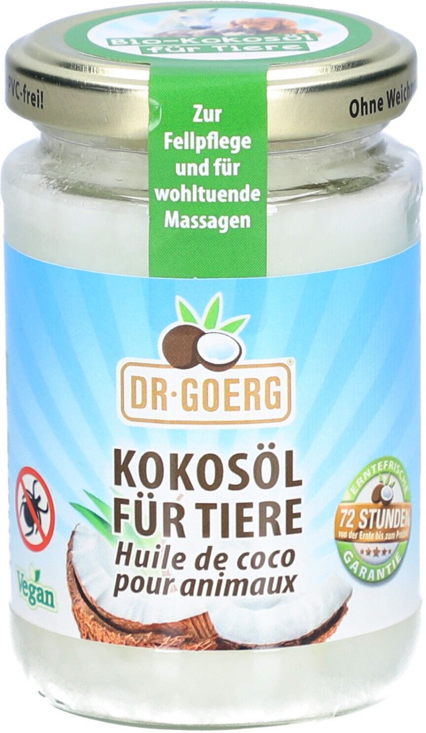 Bio-Kokosöl für Tiere 200 ml Öl