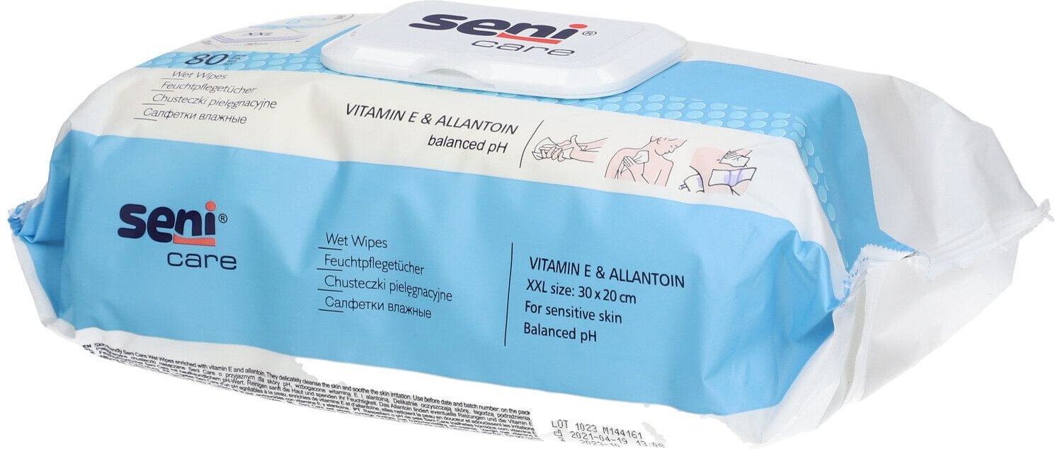 Feucht- UND Pflegetücher Ersatzbox 80 St Tücher