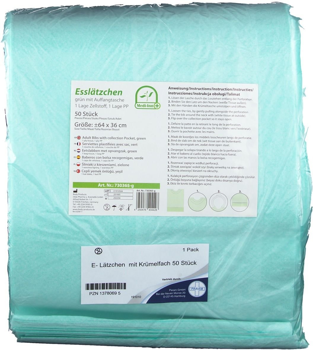 Lätzchen Einweg mit Krümelfach 50 St Sonstige